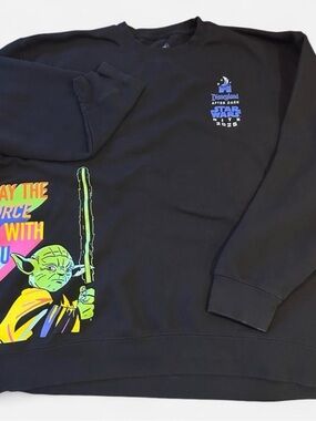 Disneyland After Dark Star Wars Nite 2025 Yoda Sweatshirt